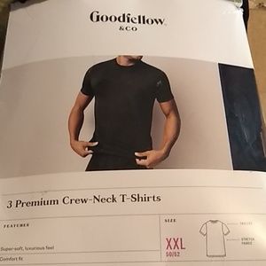 Goodfellow & co 3 pack black tee shirts